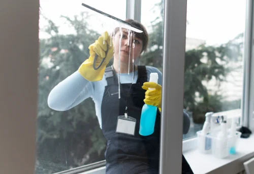 Nettoyage de vitres intérieures et extérieures à Thiberville